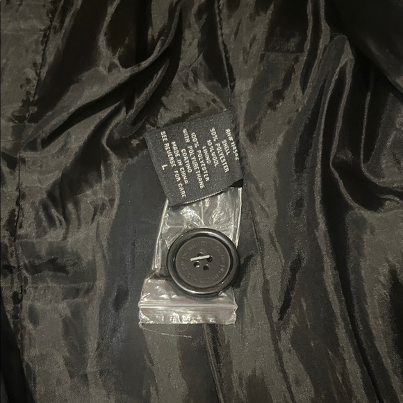 Jou Jou Black and White Plaid Trench Coat - Picture 7 of 11